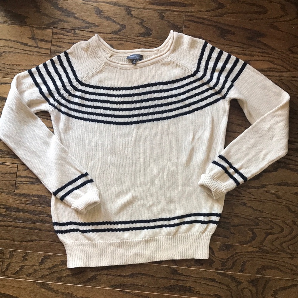 Market & Spruce Corah Striped Pullover Sweater